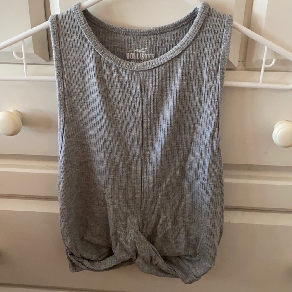 HOLLISTER grey tank top!